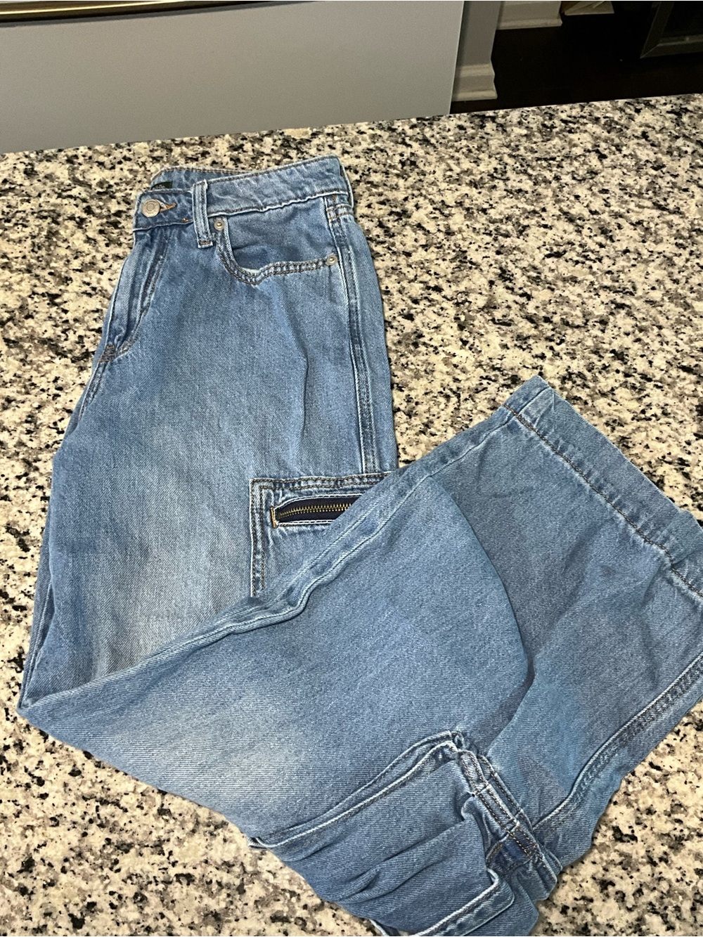wild fable Women's Light Blue Wide Leg Jeans